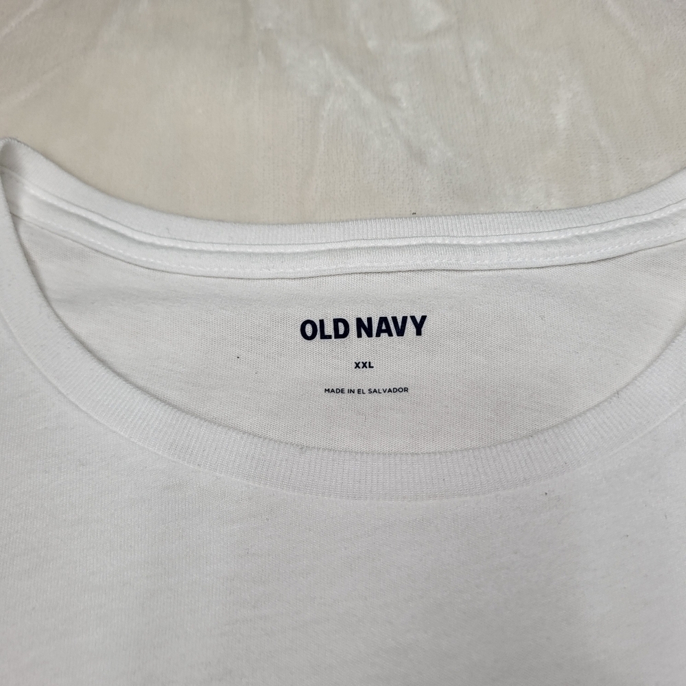 Old Navy White Graphic T-Shirt with Ken Print. Mens XXL - Picture 3 of 7